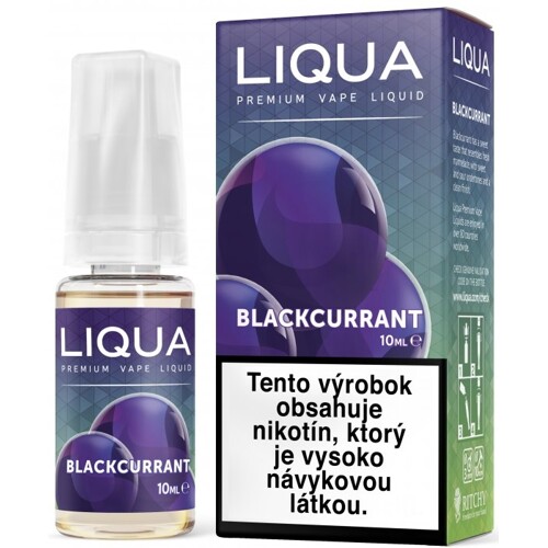 LIQUA čierne ríbezle (Blackcurrant) 10ml