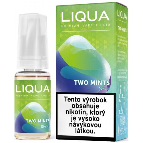 LIQUA chuť mäty a mentolu (Two mints) 10ml