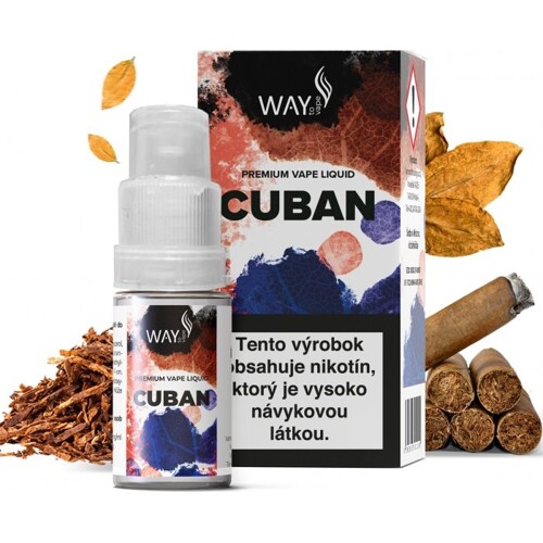 WAY to Vape príchuť Cuban 10ml